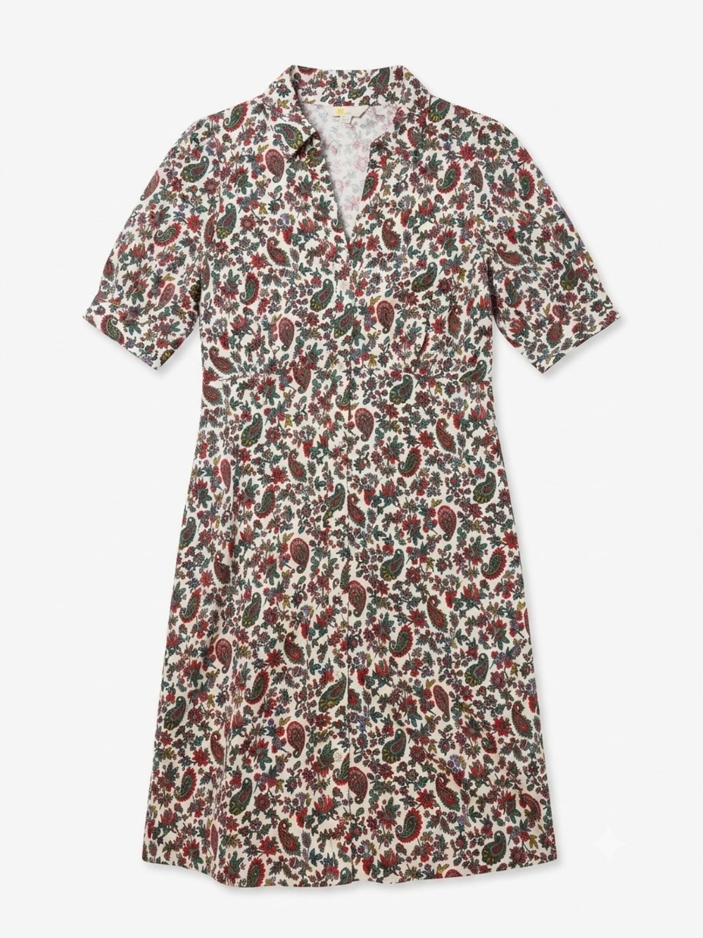 Boden Button Mini Tea Dress